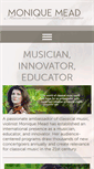 Mobile Screenshot of moniquemead.com